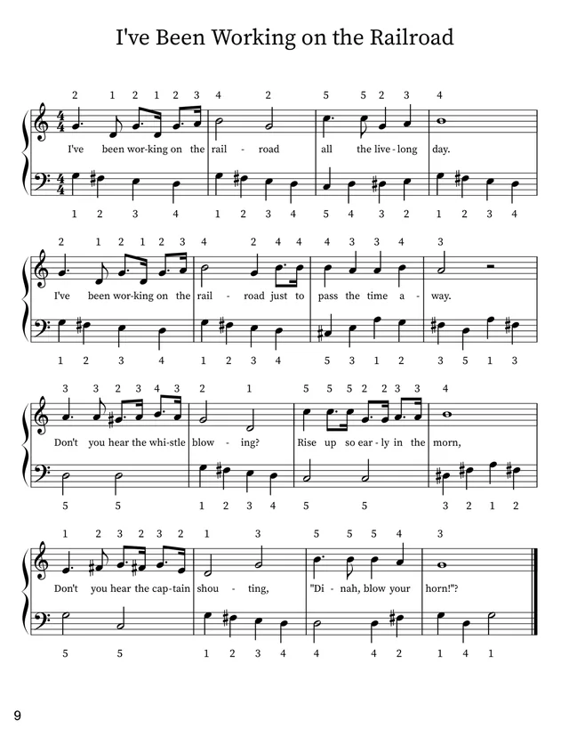 Sample page 5 from Learn How to Play the Piano: Book 2