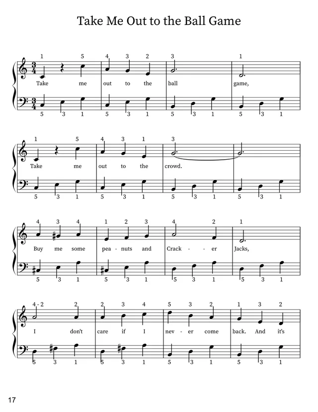 Sample page 6 from Learn How to Play the Piano: Book 2